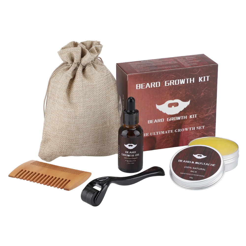 Men'S Grooming Products Kit - Beard Growth Kit For Men Hair