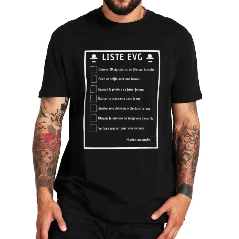 Liste EVG Bachelor Party T Shi - Men'S Grooming Checklist recension och pris