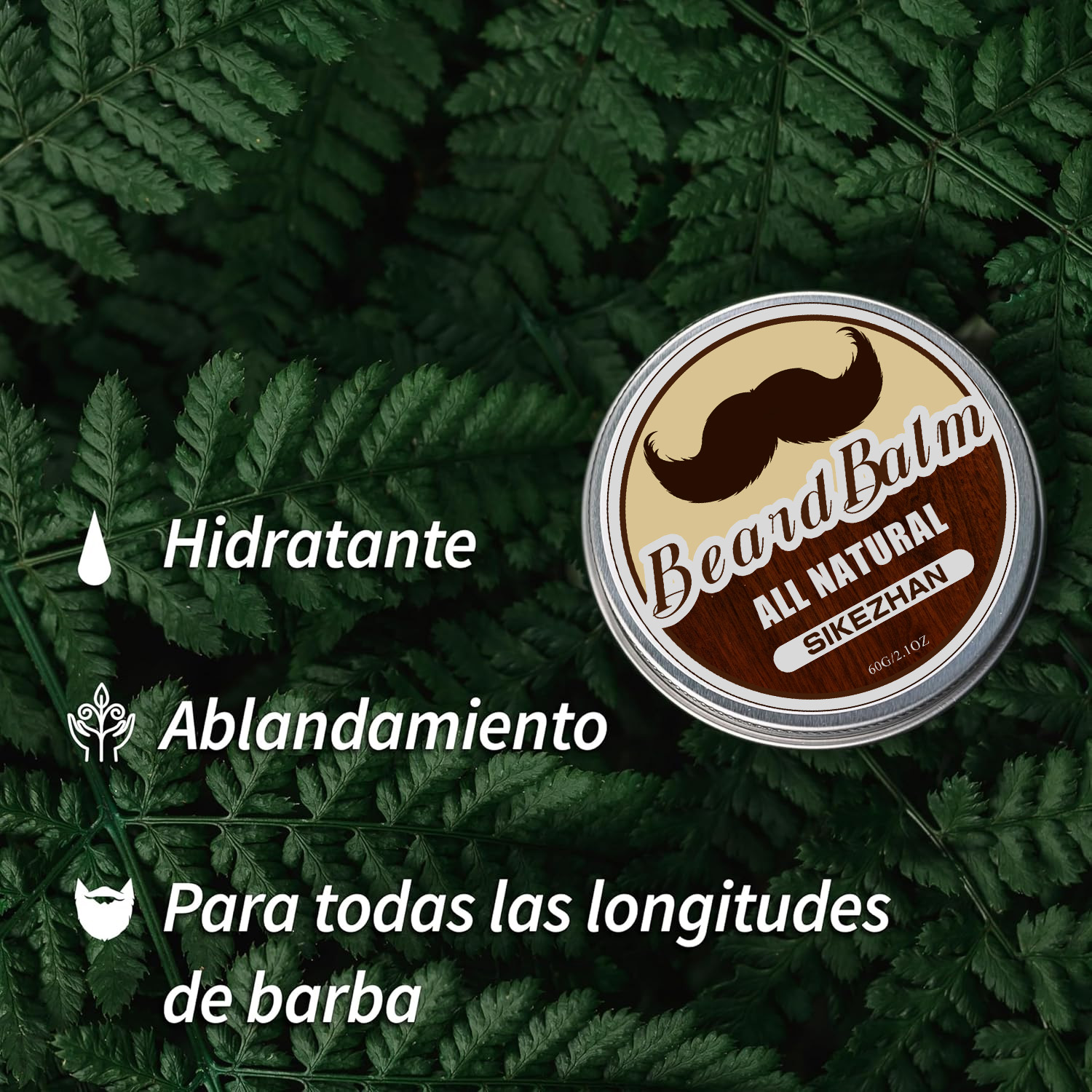 Natural Beard Balm Wax Beard G - Aftershave Balm Mens recension och pris