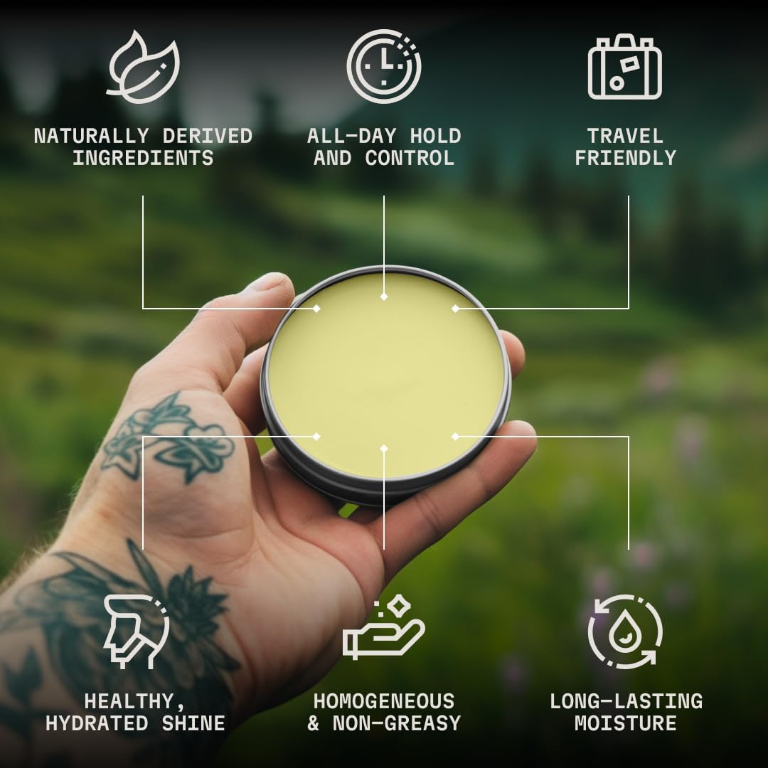 Natural Beard Balm Wax Beard G - Aftershave Balm Mens recension och pris