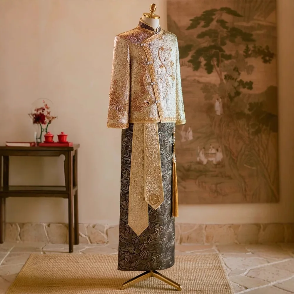 Chinese Style Wedding Groom Co - Men'S Grooming For Marriage recension och pris