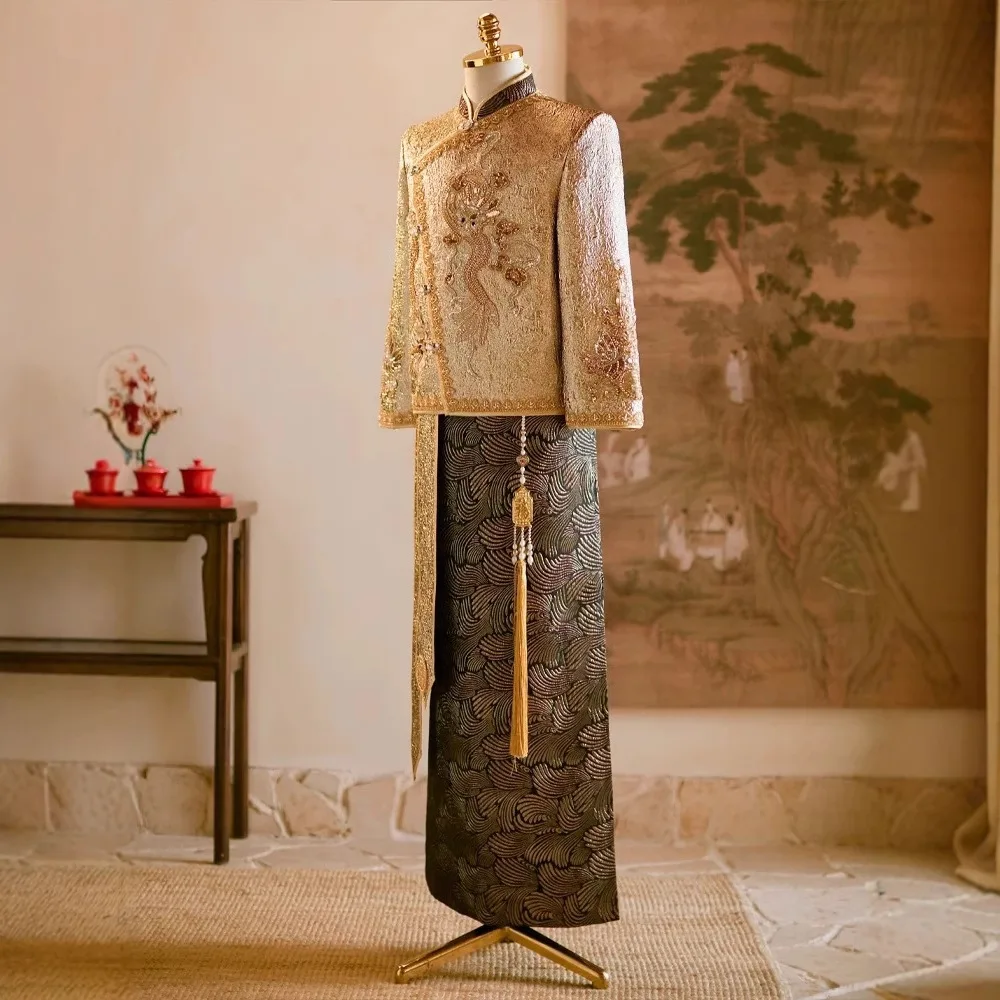 Chinese Style Wedding Groom Co - Men'S Grooming For Marriage recension och pris